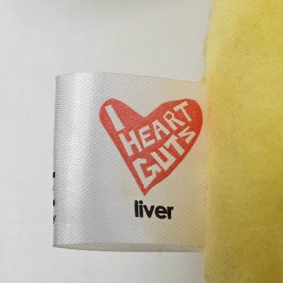 I Heart Guts I'm A Liver Not A Fighter Plush 10" Organ Educational Stuffed Toy - Picture 11 of 12
